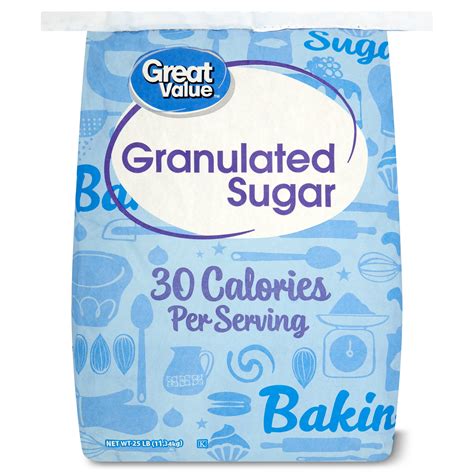 walmart great value sugar|1 lb sugar cost.